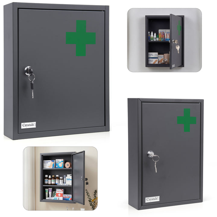 Lockable Stainless Steel Medicine Cabinet