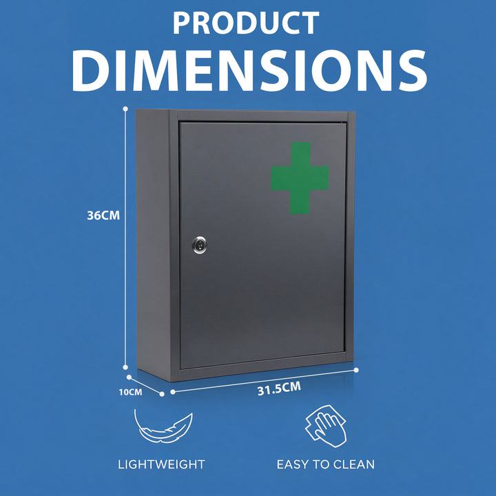 Lockable Stainless Steel Medicine Cabinet