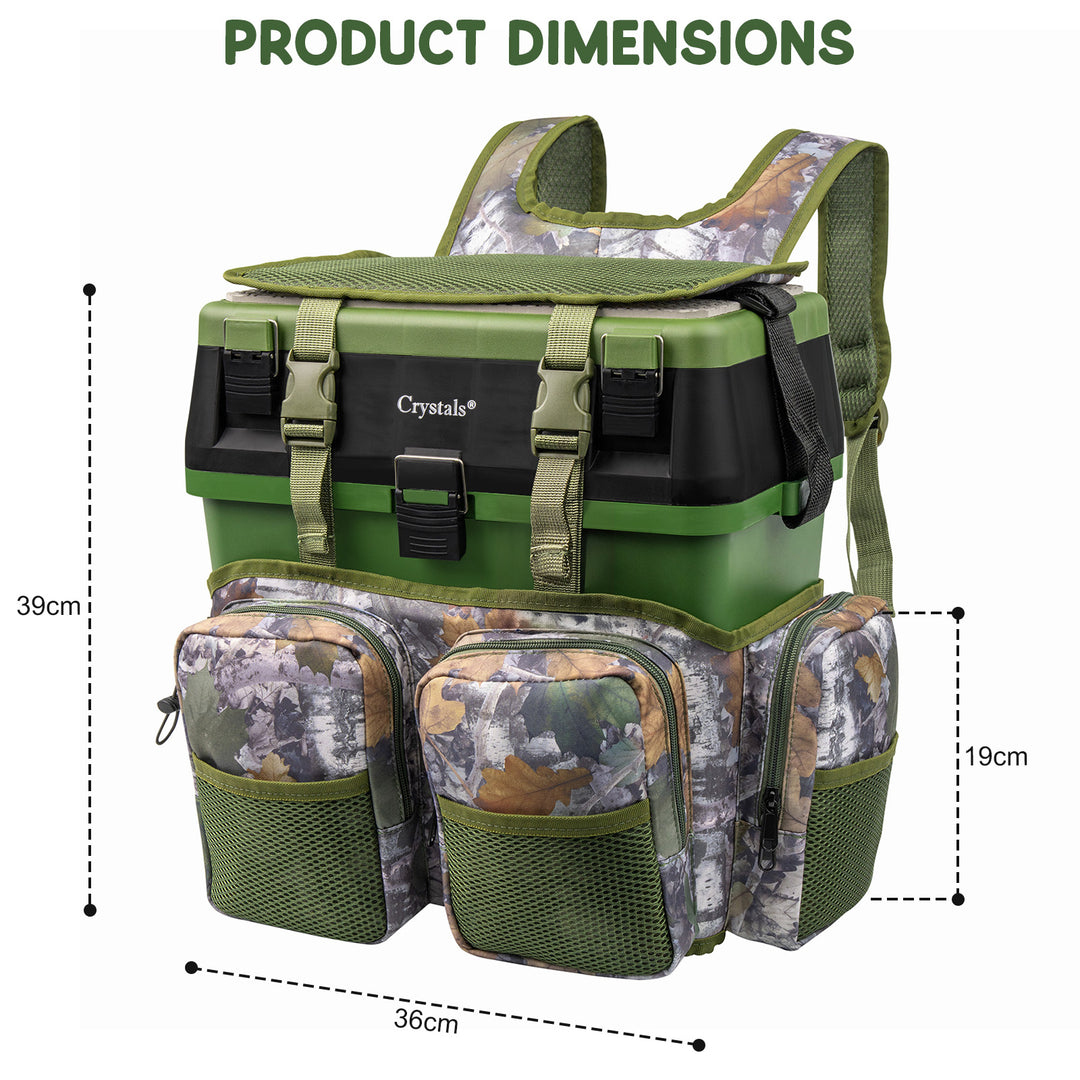cheap fishing tackle seat box Fishing Tackle Box with Padded Seat & Straps