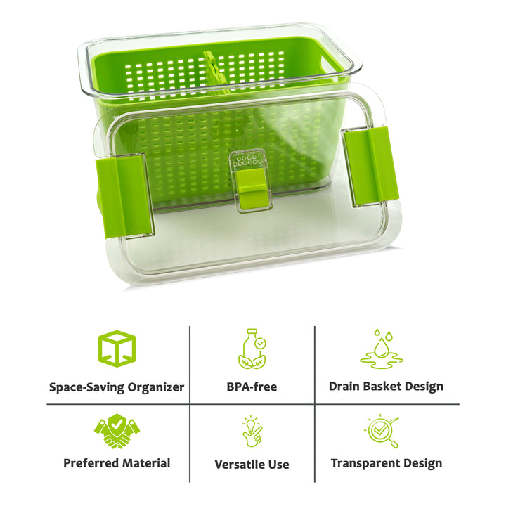 Fruit Vegetable Fridge Organiser Storage Box