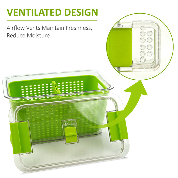 Fruit Vegetable Fridge Organiser Storage Box