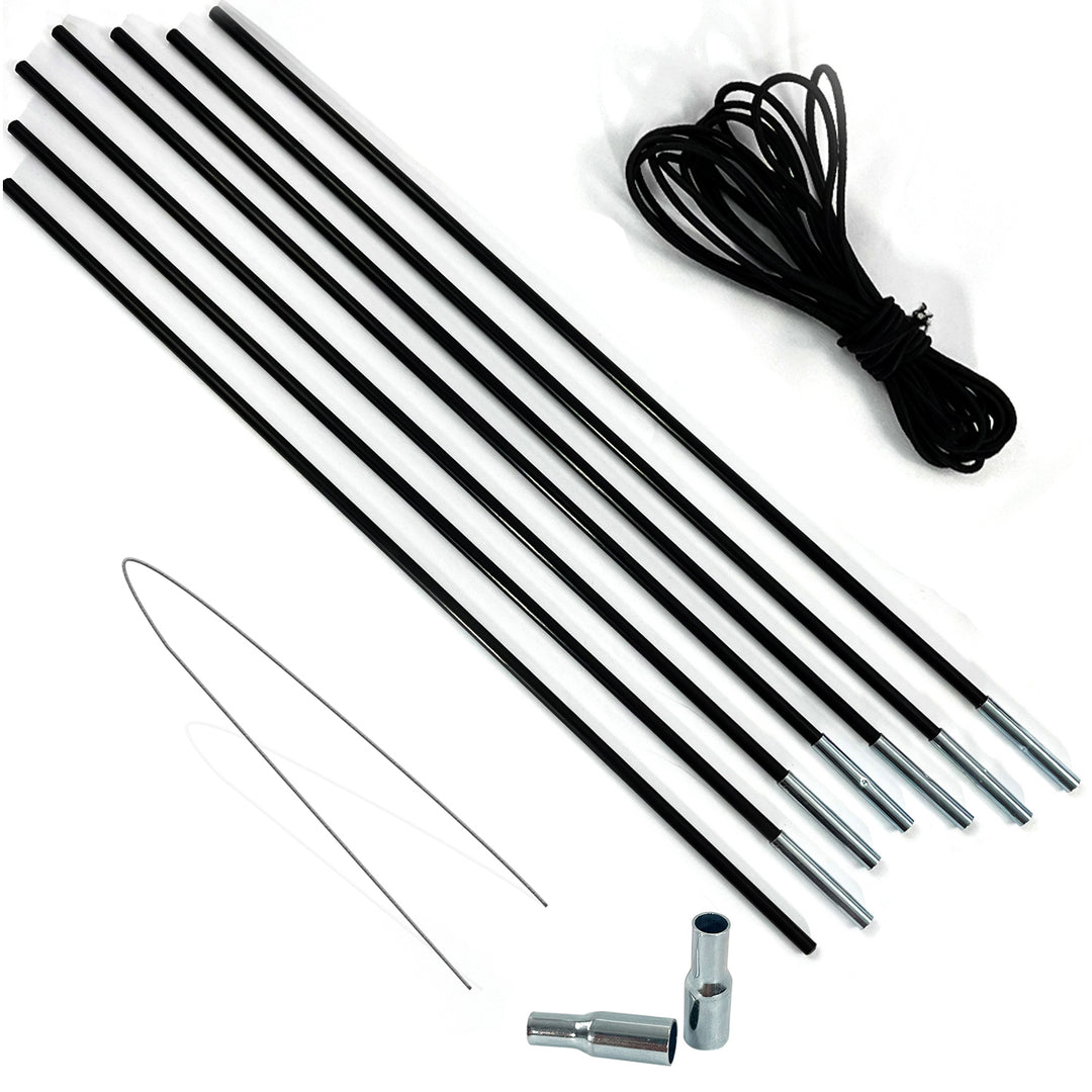 fiberglass tent pole Replacement Repair Tent Fibreglass Pole Kit – Denny Shop UK