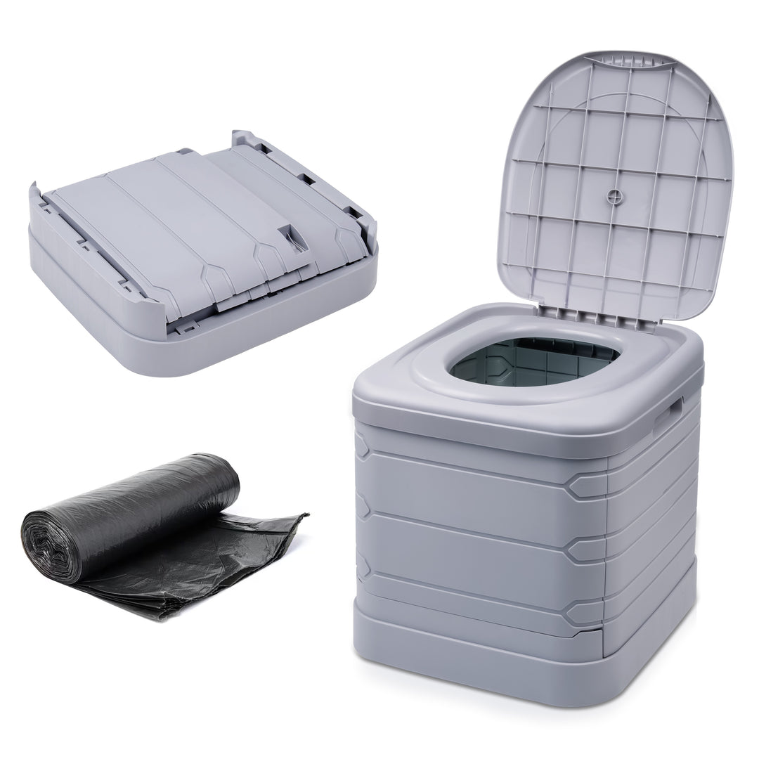 24L Portable Folding Camping Toilet