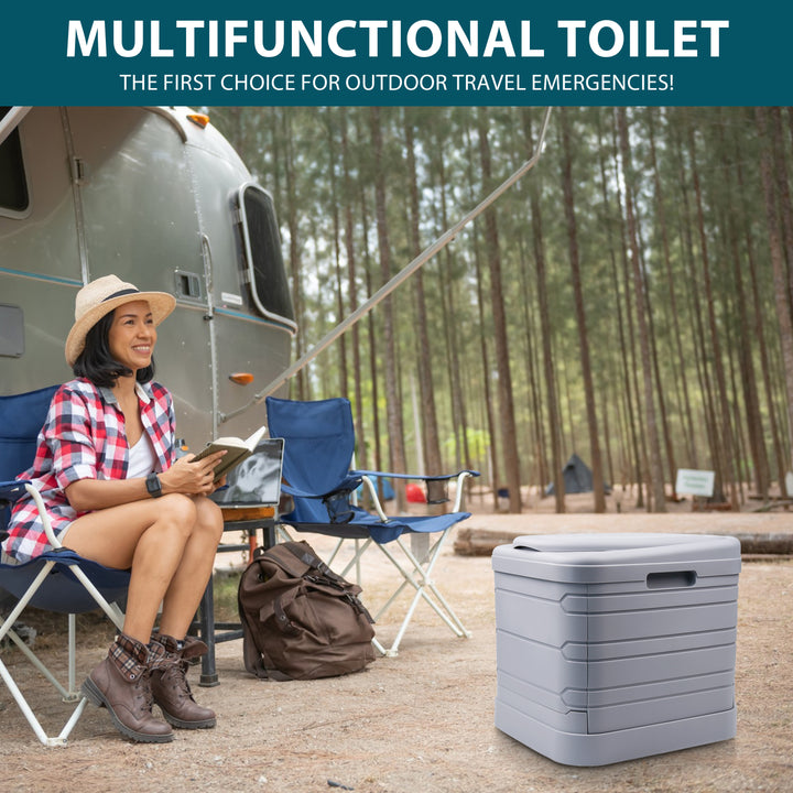 24L Portable Folding Camping Toilet