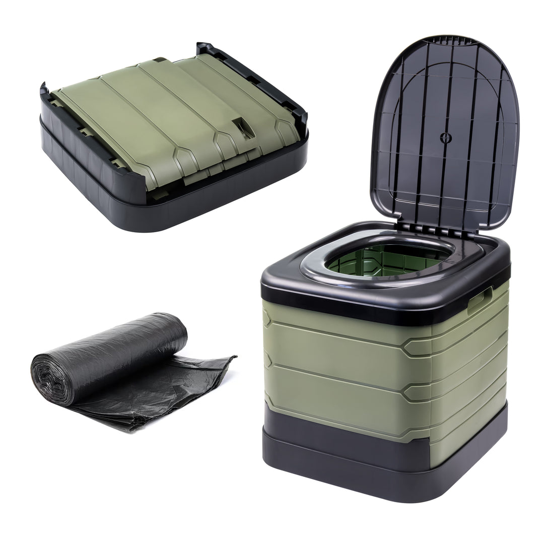 24L Portable Folding Camping Toilet