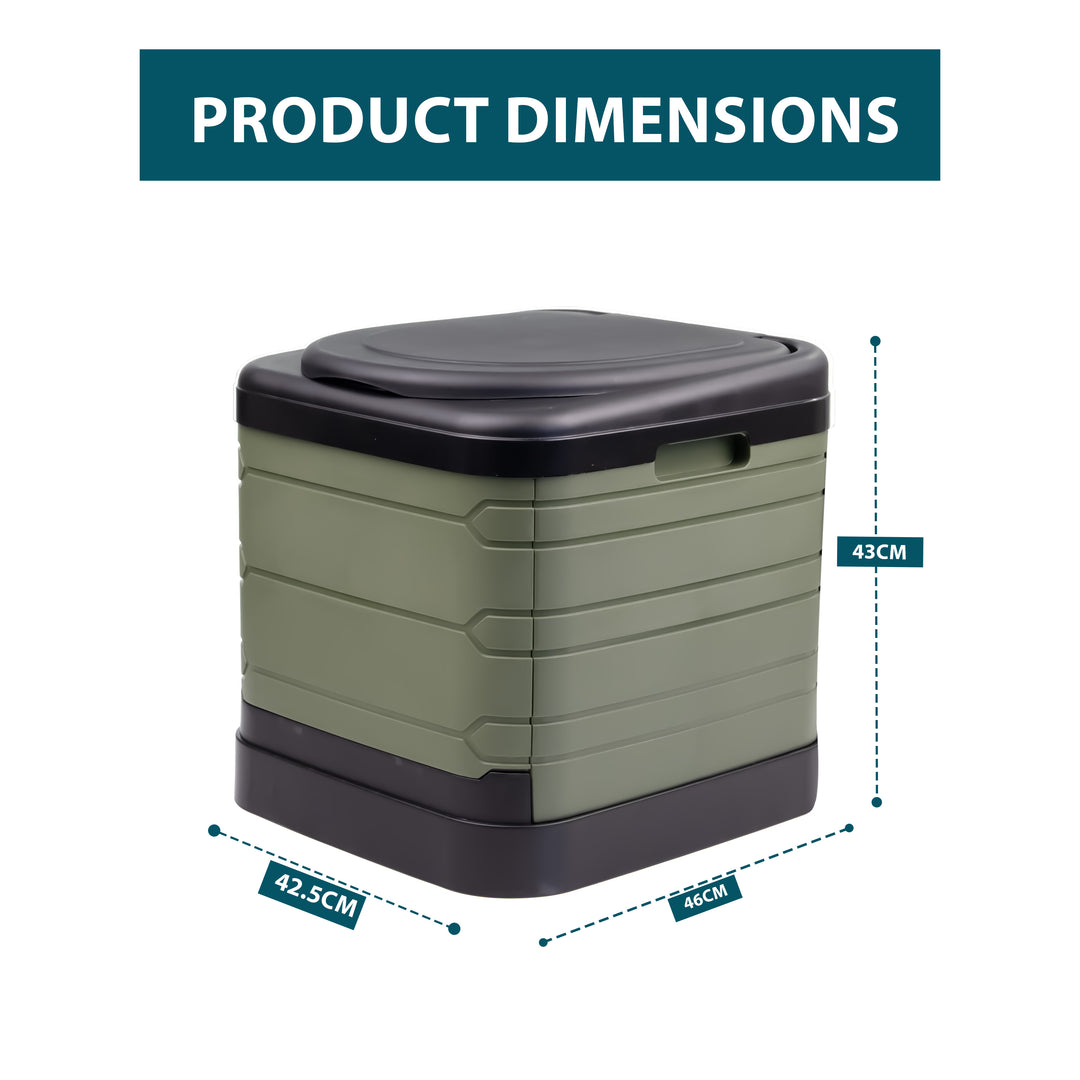 24L Portable Folding Camping Toilet