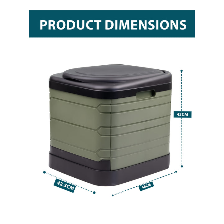 24L Portable Folding Camping Toilet