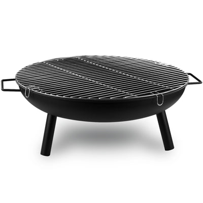 23" Large Round BBQ Steel Fire Pit