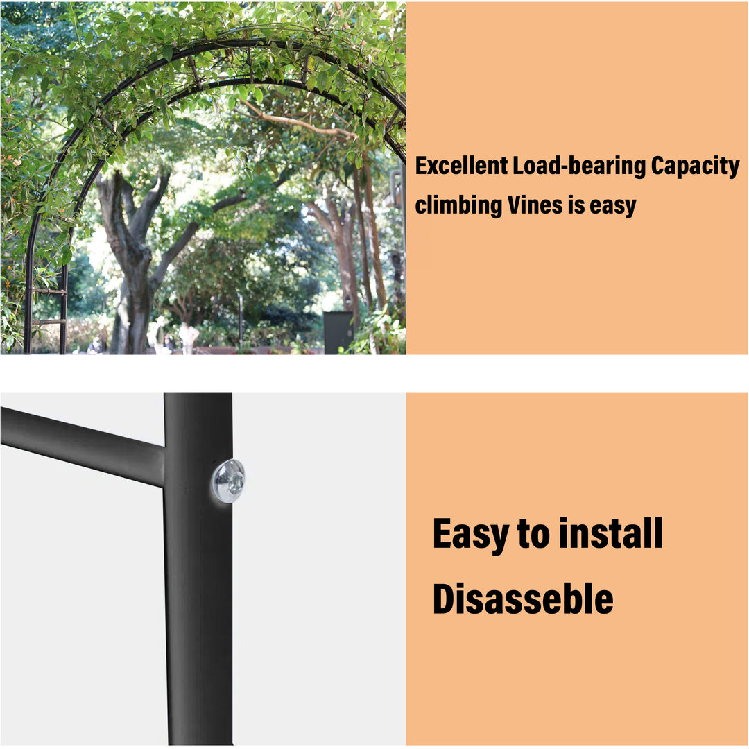2.4M Metal Garden Arch