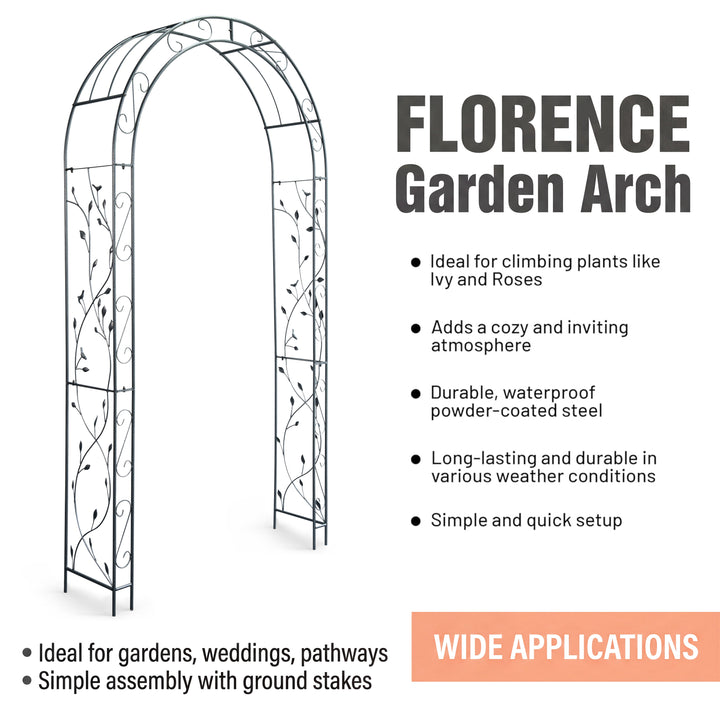 Heavy Metal Garden Arch Trellis