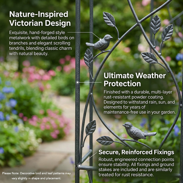 Heavy Metal Garden Arch Trellis