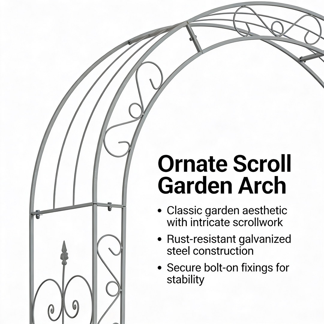Heavy Metal Garden Arch Trellis