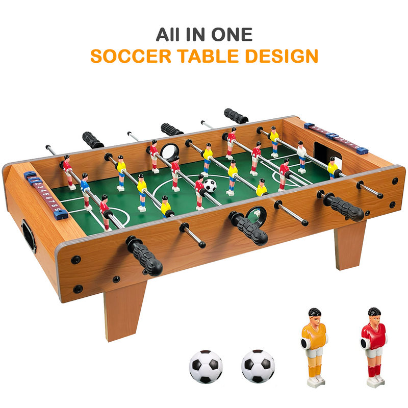 Wooden Tabletop Football Game For Kids Dennyshop UK