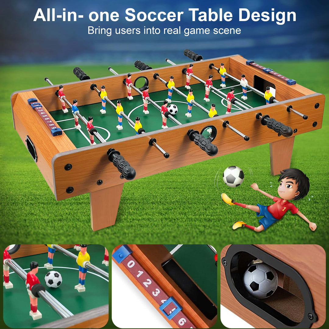Wooden Tabletop Football Game For Kids