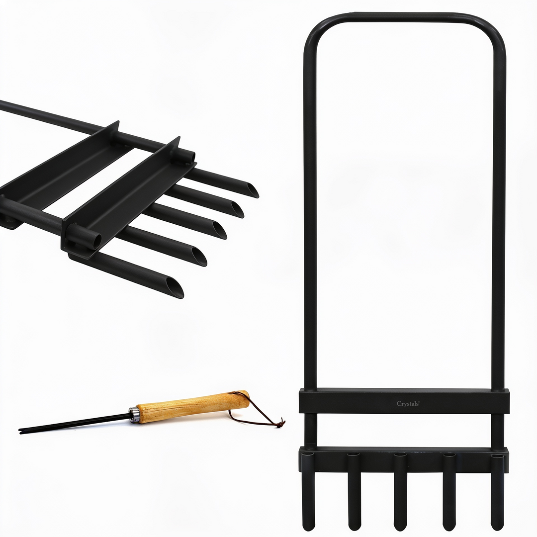 5 Hollow Tine Spike Hand Lawn Aerator