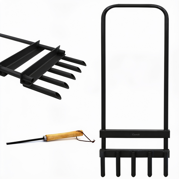 5 Hollow Tine Spike Hand Lawn Aerator