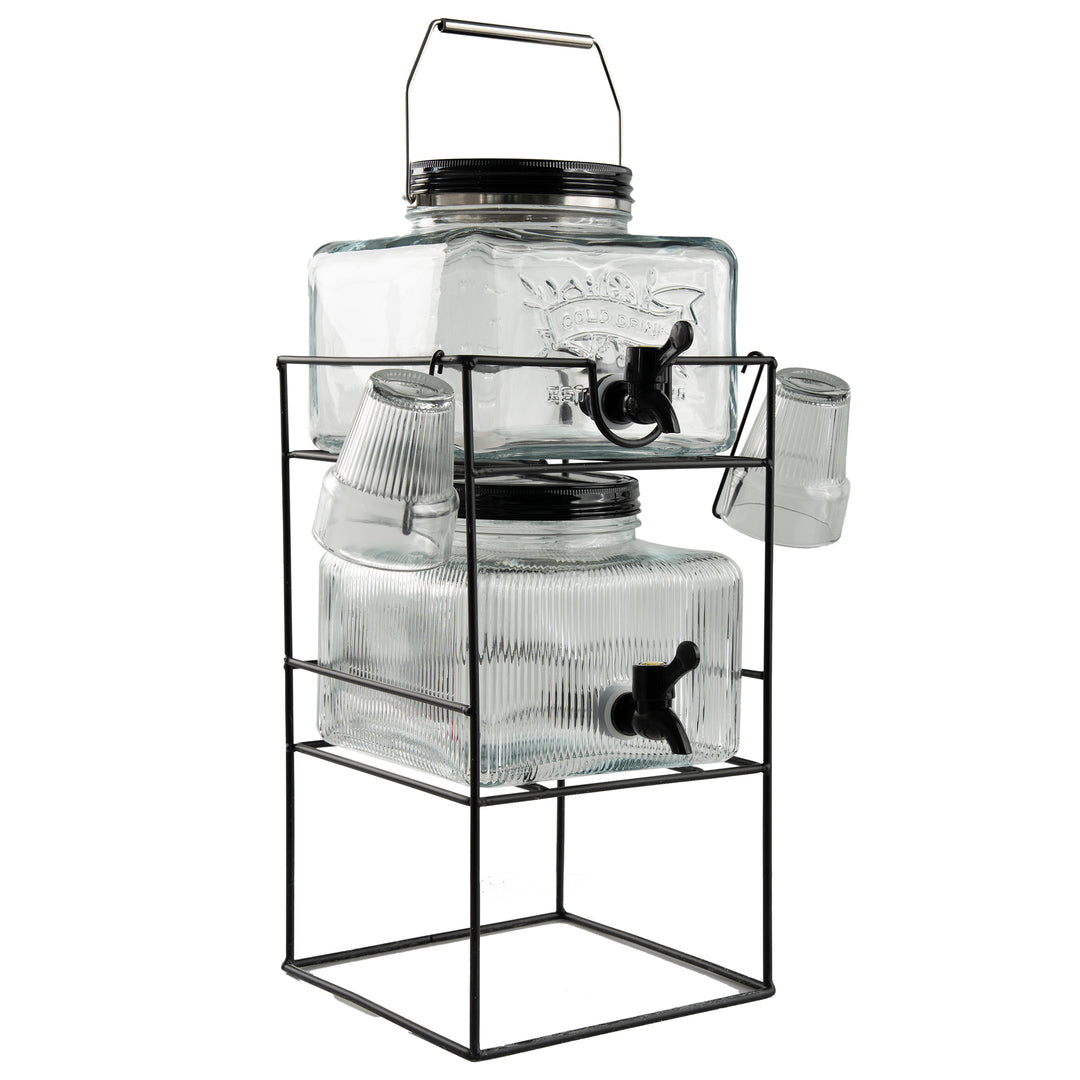 7L Glass Vintage Drinks Dispenser