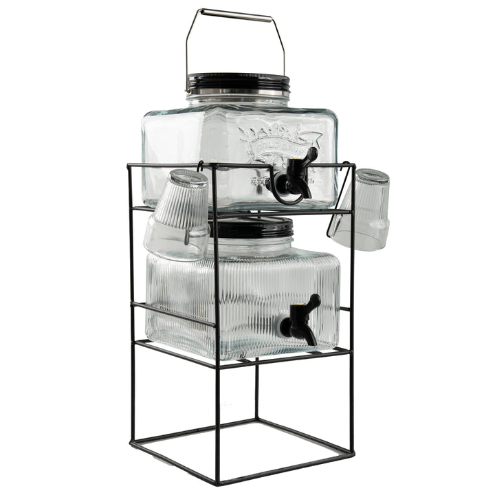 7L Glass Vintage Drinks Dispenser