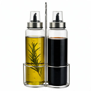 2Pcs Cooking Oil Bottles with Drizzlers