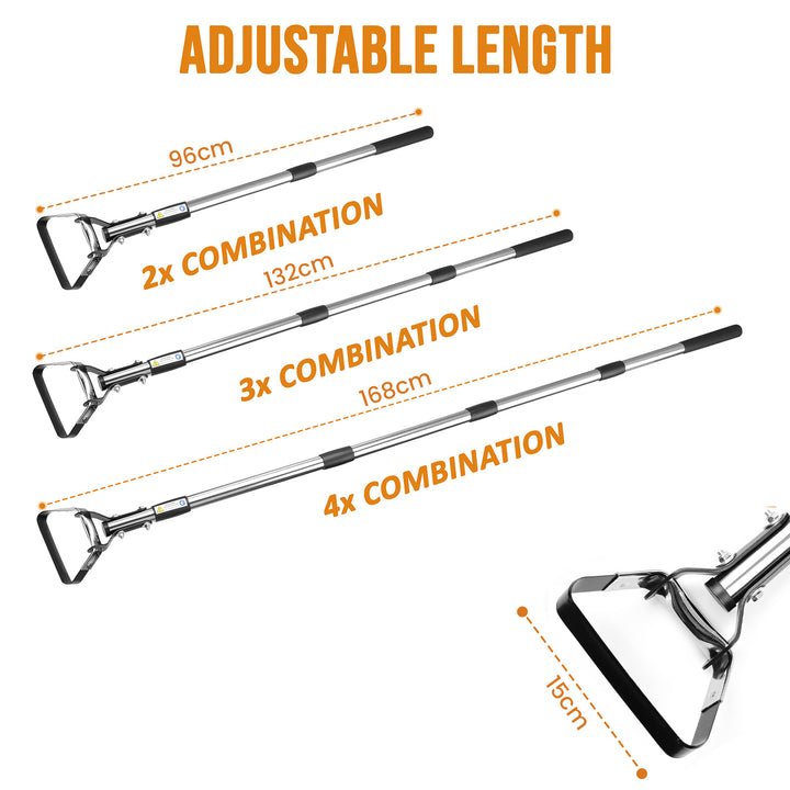 Long Handled Flexible Oscillating Hoe
