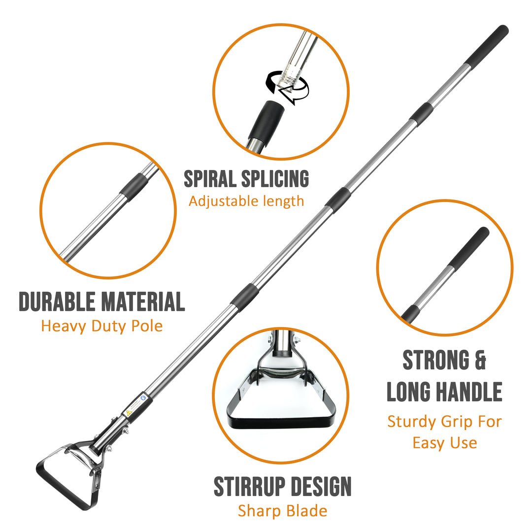 Long Handled Flexible Oscillating Hoe