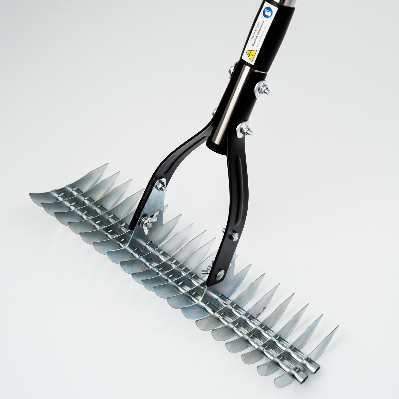 2 in 1 Garden Long Handle Thatch Rake + Hoe – Dennyshop UK