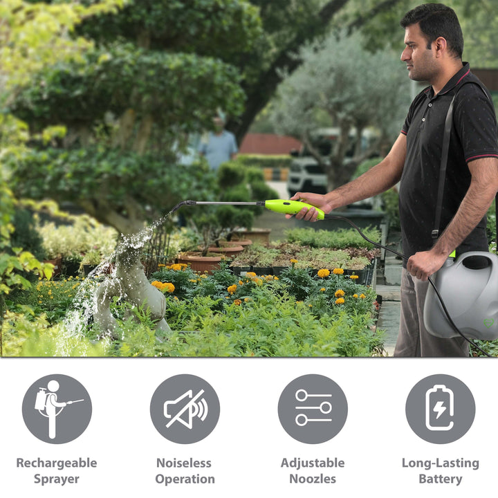 5L Electric Garden Sprayer with 3 Mist Nozzles