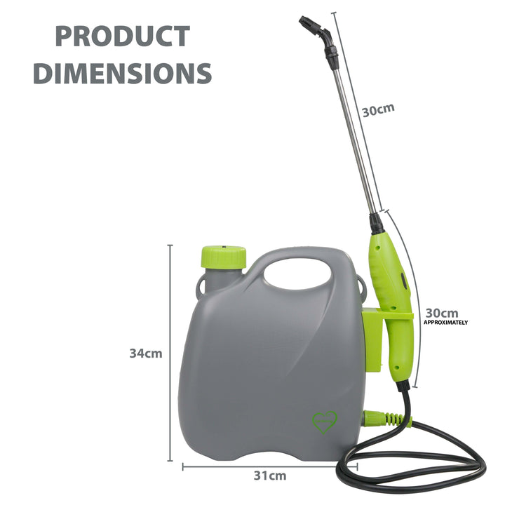 5L Electric Garden Sprayer with 3 Mist Nozzles