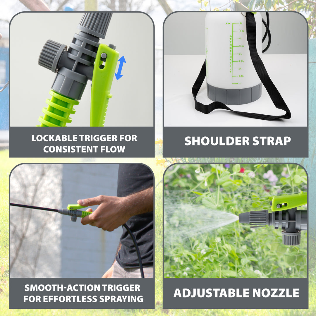 5L Hand Pump Pressure Sprayer