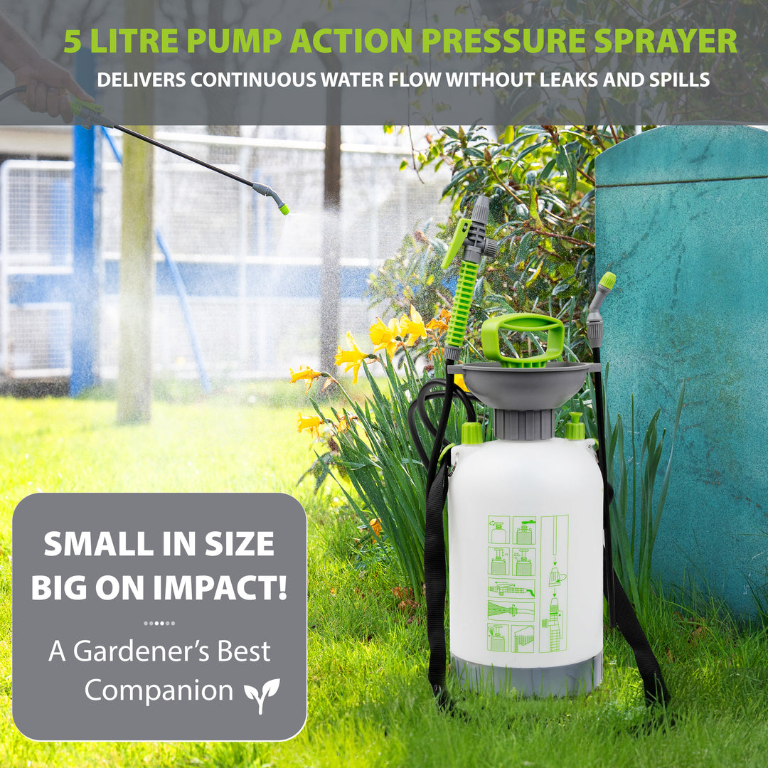 5L Hand Pump Pressure Sprayer