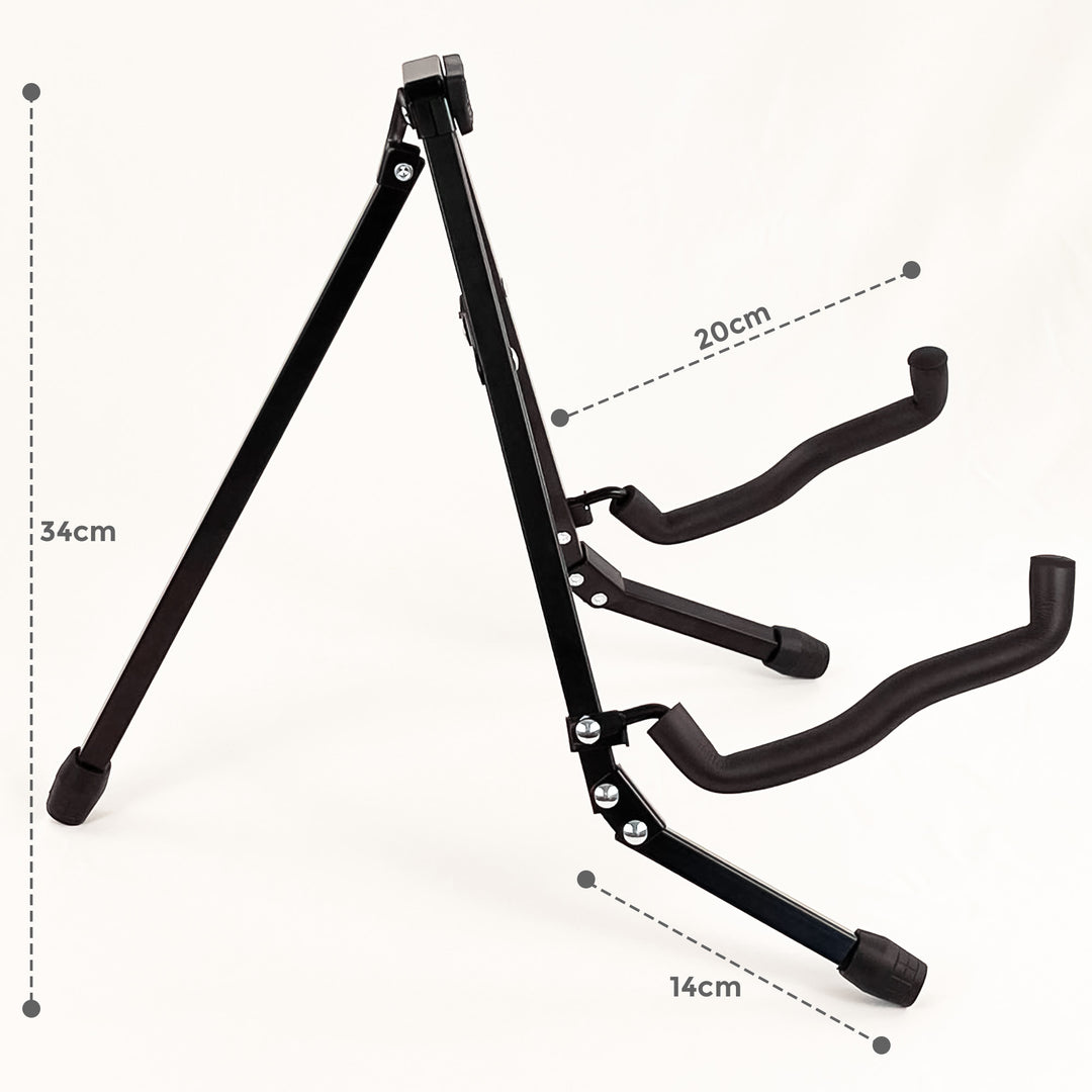 Foldable Music Guitar Stand (Black)