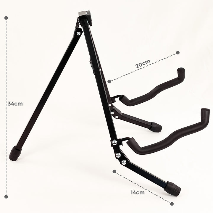 Foldable Music Guitar Stand (Black)