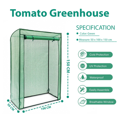 Garden Tomato Greenhouse Frame & Weather Cover