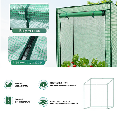 Garden Tomato Greenhouse Frame & Weather Cover