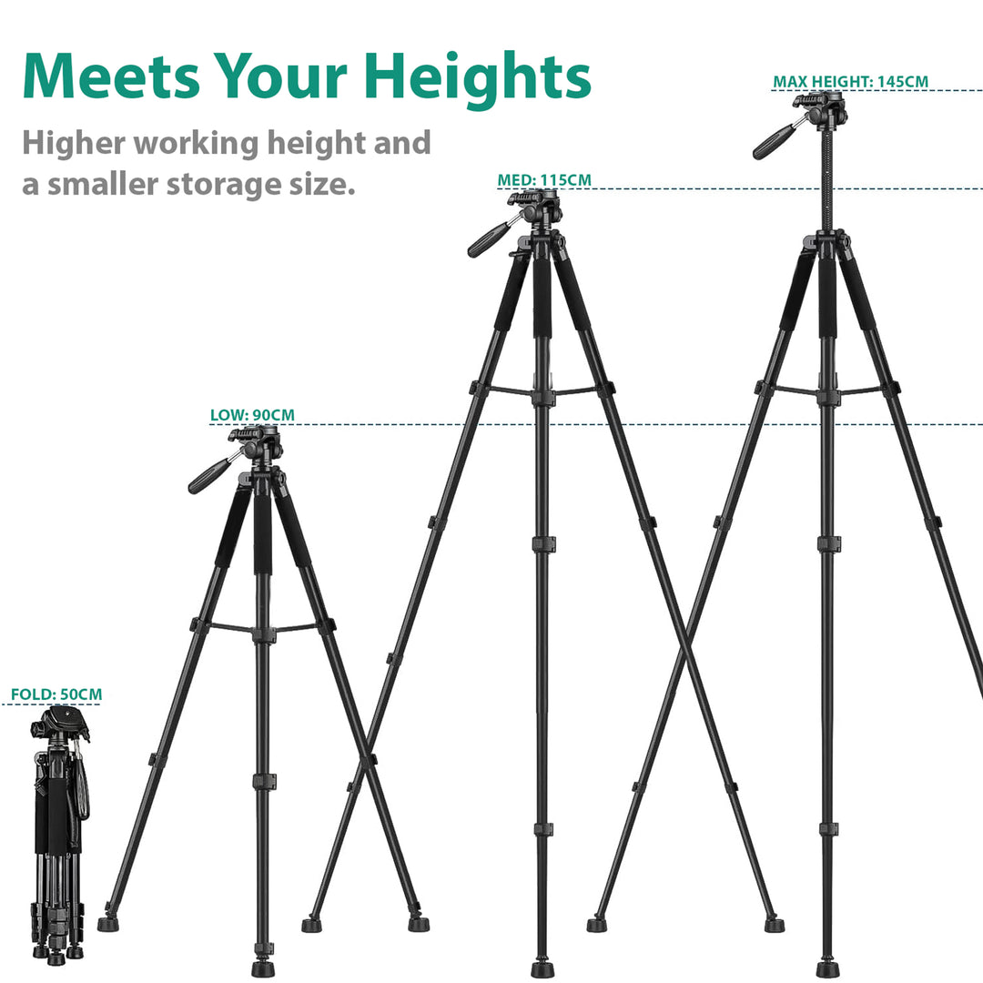 Telescopic Shooting & Camera Tripod Stand