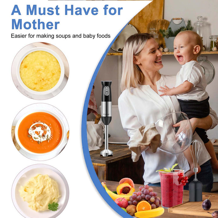 4 in 1 Hand Stick Blender - 1000W