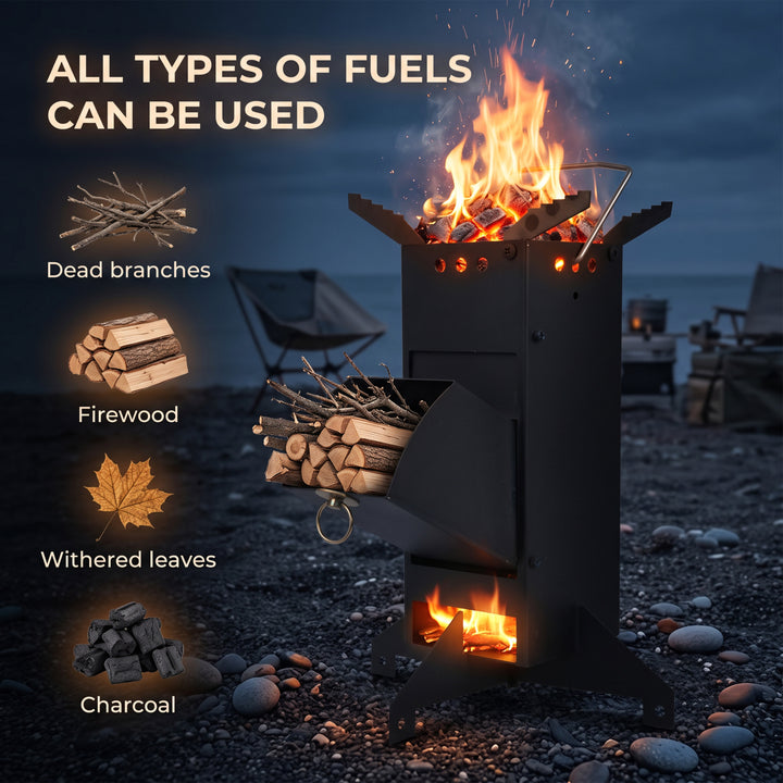 Rocket Wood Burning Stove
