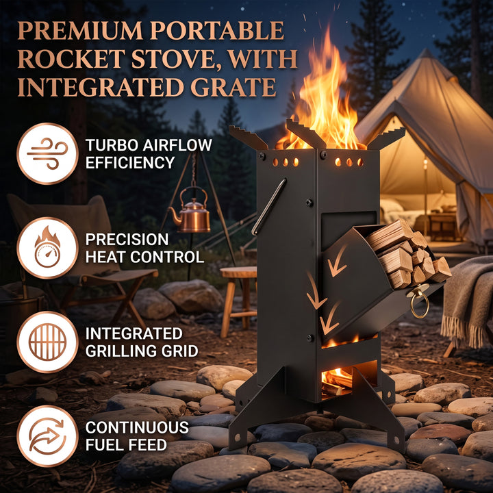 Rocket Wood Burning Stove