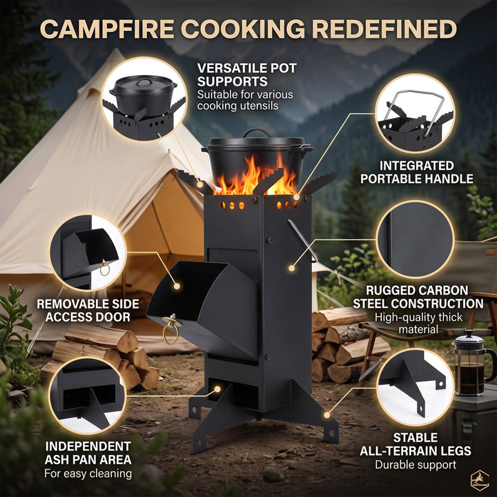 Rocket Wood Burning Stove