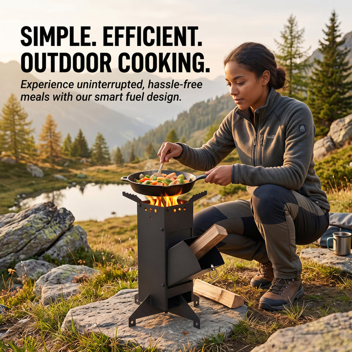 Rocket Wood Burning Stove