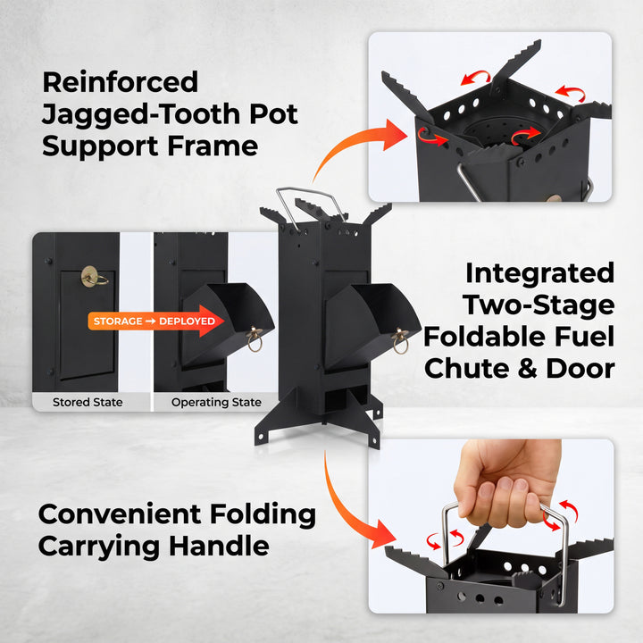 Rocket Wood Burning Stove