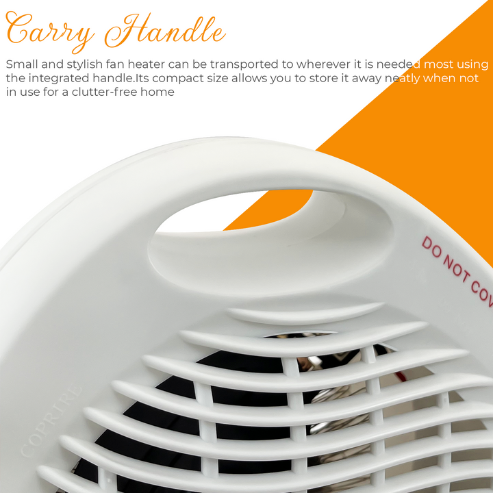 2KW Fan Heater Portable Silent & Energy Efficient