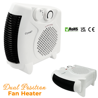 2kW Portable Electric Fan Heater