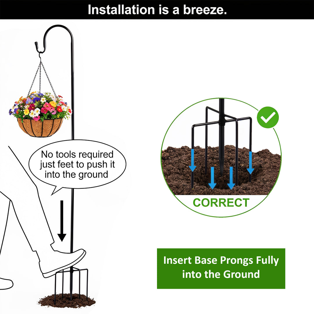 Bird Feeder with Shepherd Hook
