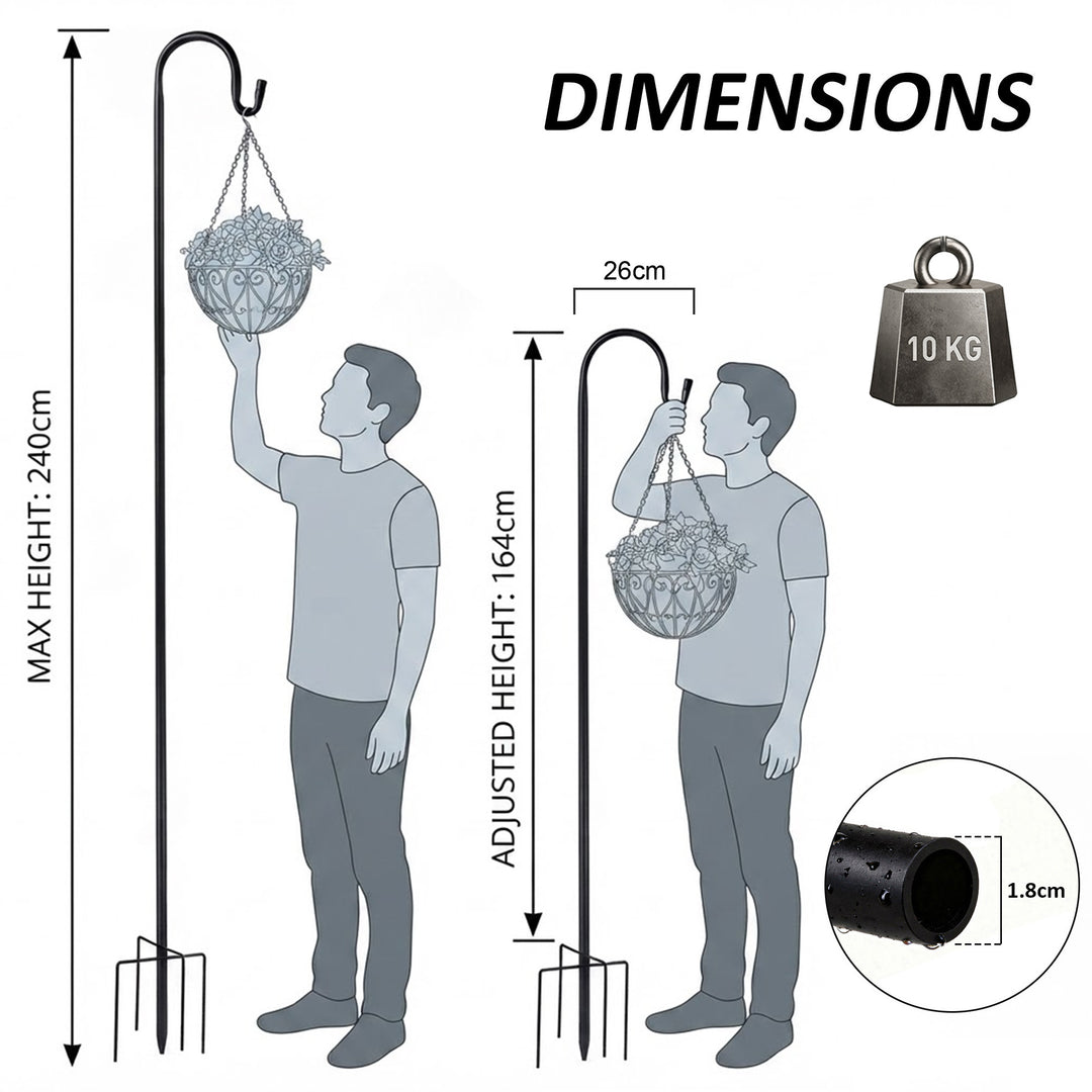 Bird Feeder with Shepherd Hook