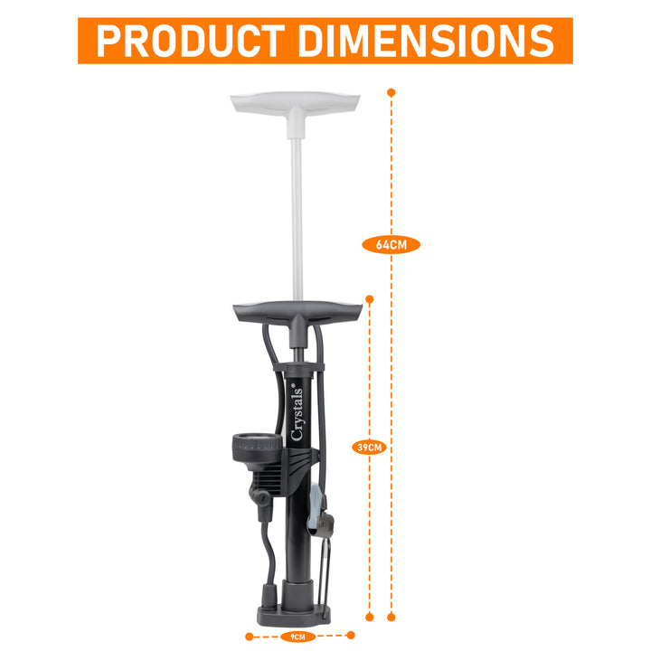 Mini Hand Air Pump With Gauge