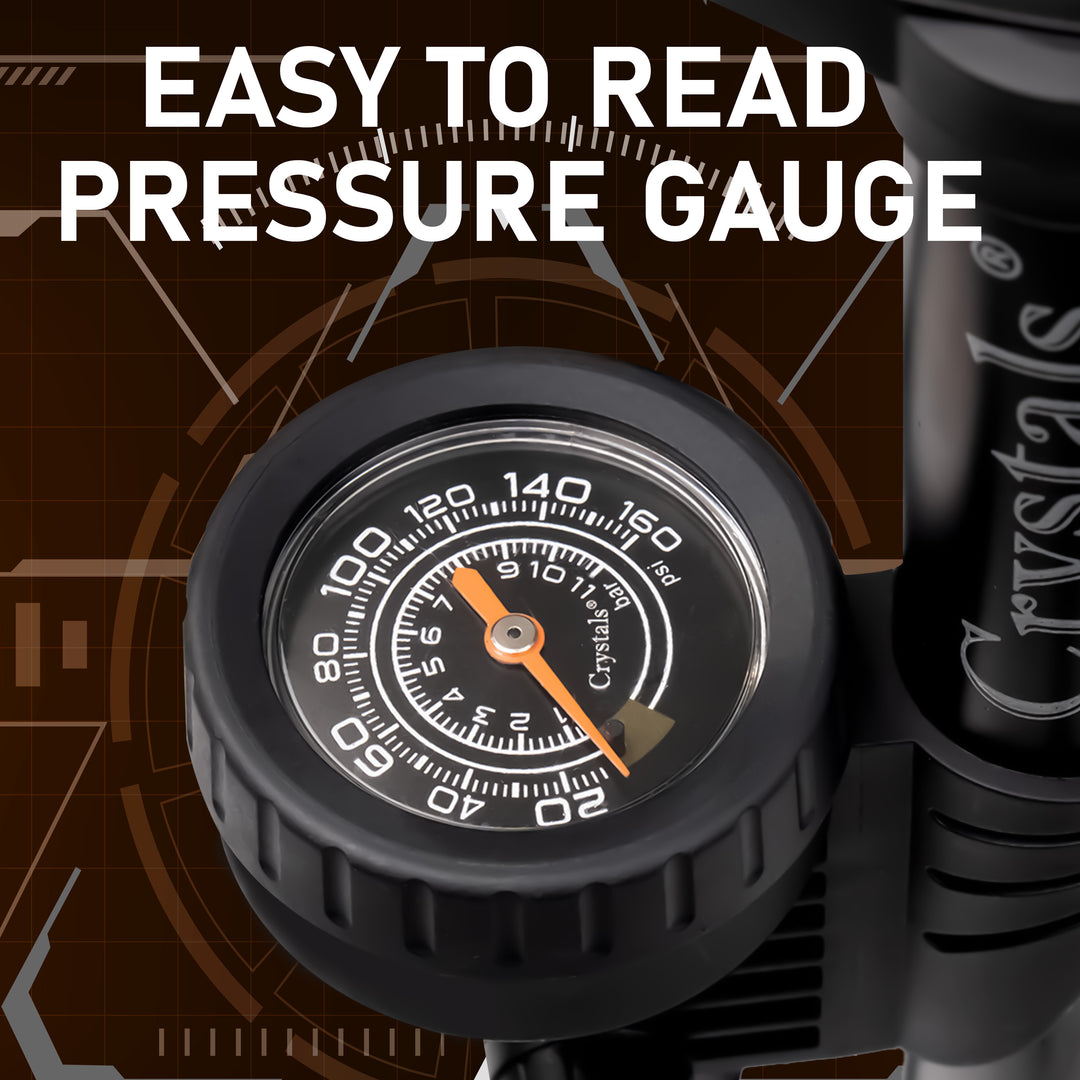 Mini Hand Air Pump With Gauge