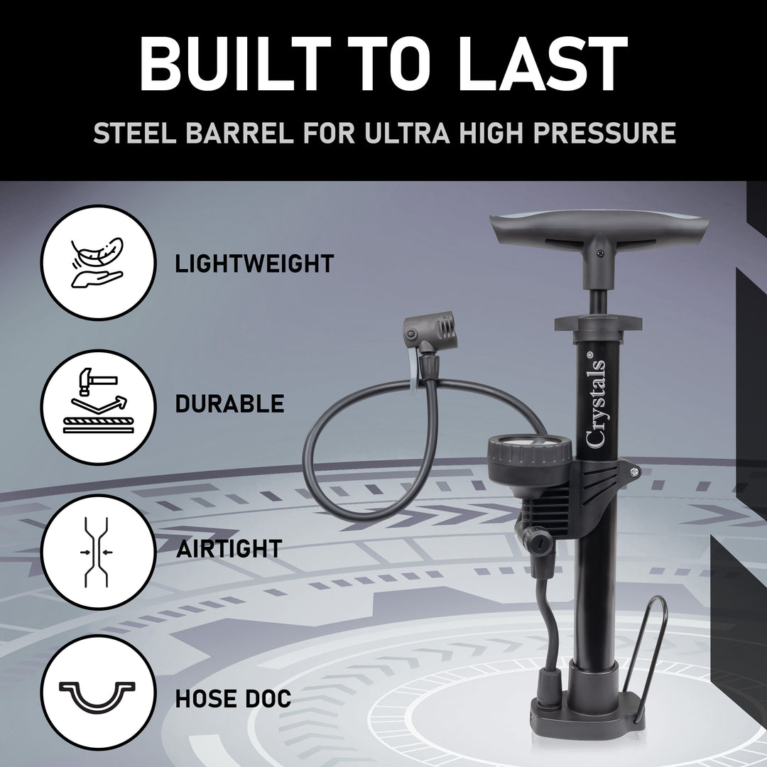Mini Hand Air Pump With Gauge