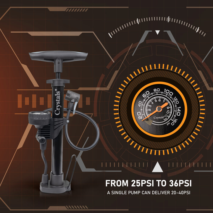 Mini Hand Air Pump With Gauge