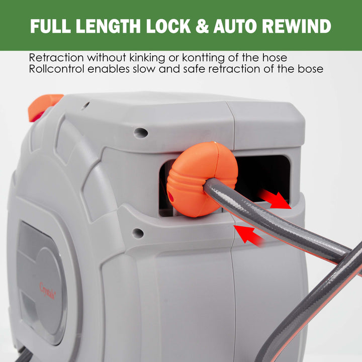 25/30m Garden Patio Hose Reel